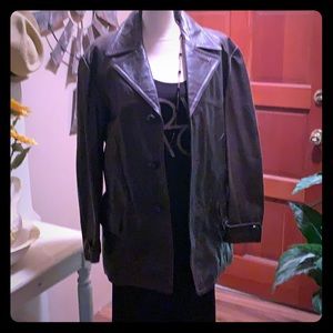 NWOT J. Crew Leather Coat cotton 💯🔥🔥🔥🔥🔥🔥